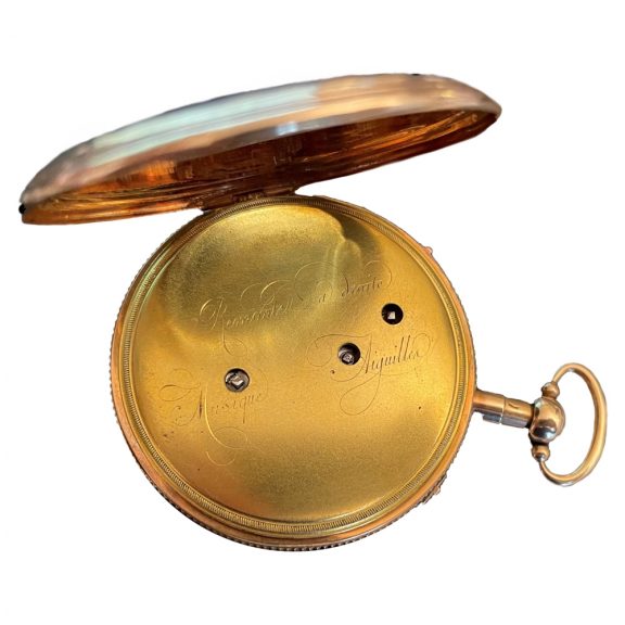 Presumably Swiss gold repeating musical watch Circa 1830 Presumably Swiss gold repeating musical watch Circa 1830