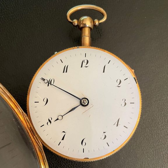 Presumably Swiss gold repeating musical watch Circa 1830 Presumably Swiss gold repeating musical watch Circa 1830