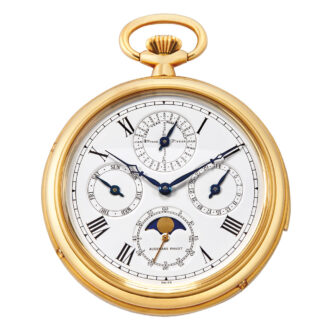 Swiss perpetual calendar minute repeating watch Circa 1990