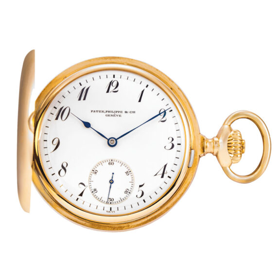 Swiss gold hunting cased chronometer watch Circa 1896