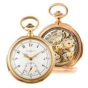 Swiss gold chronograph minute repeating watch Circa 1880