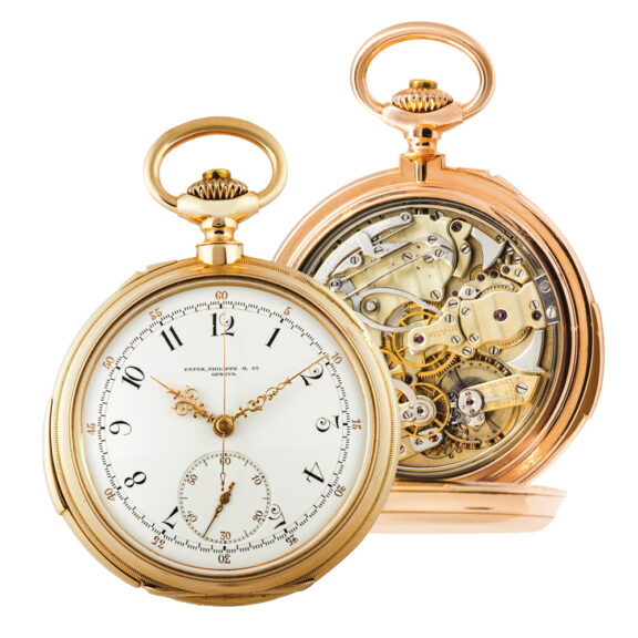 Swiss gold chronograph minute repeating watch Circa 1880