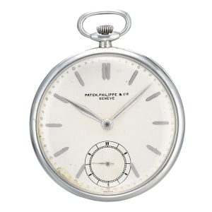 Swiss slim platinum open faced lever watch Circa 1936 