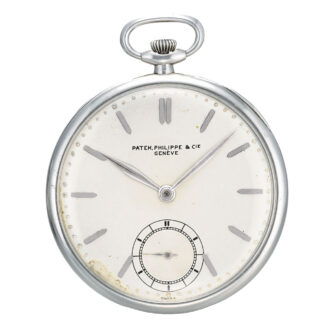Swiss slim platinum open faced lever watch Circa 1936 