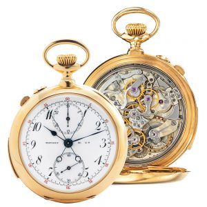 Swiss split-second chronograph minute repeater Circa 1900
