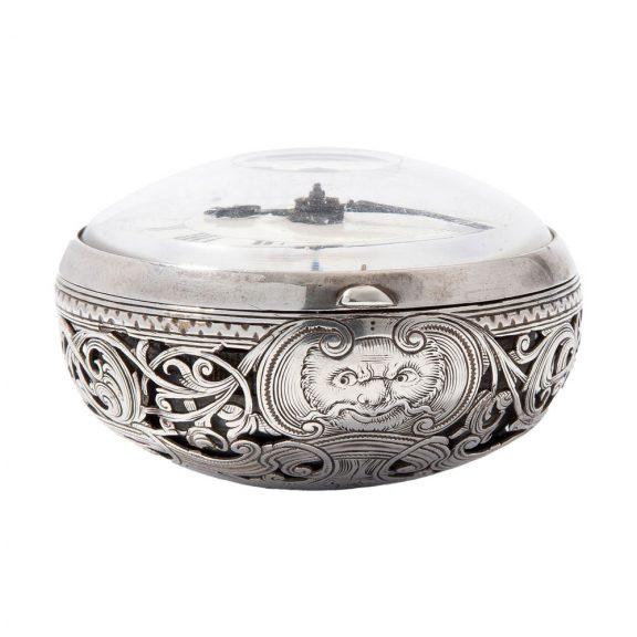 English silver quarter repeating verge pocket watch Circa 1740 English silver quarter repeating verge pocket watch Circa 1740
