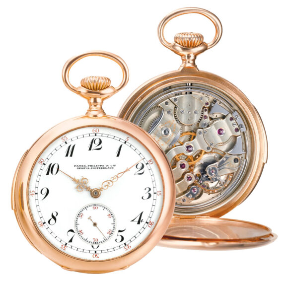 Swiss gold open faced minute repeating watch Circa 1903 Swiss gold open faced minute repeating watch Circa 1903