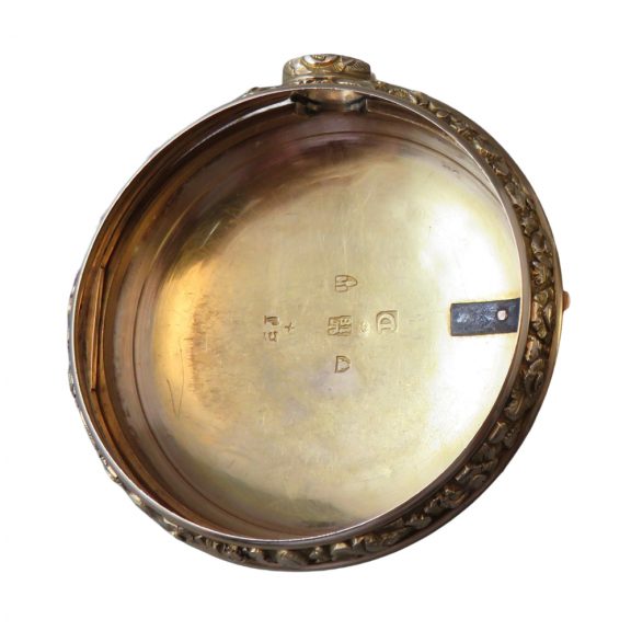 Important English gold pocket chronometer watch Circa 1822 Important English gold pocket chronometer watch Circa 1822