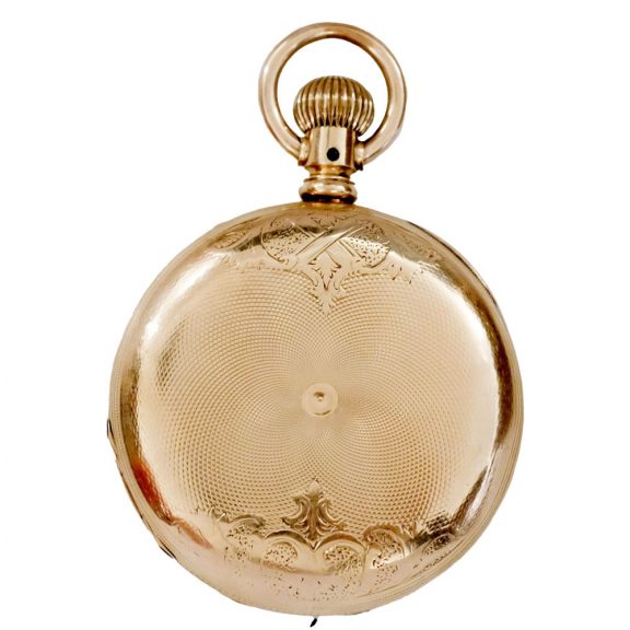 American 14K gold hunting cased lever pocket watch Circa 1900