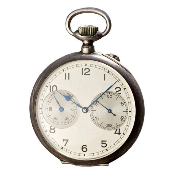 German silver military navigation deck watch Circa 1941 German silver military navigation deck watch Circa 1941