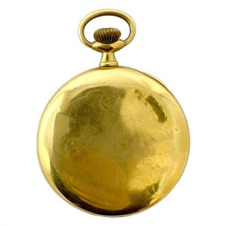 Swiss gold manual winding open faced lever watch Circa 1900