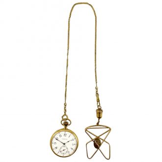 Swiss gold manual winding open faced lever watch Circa 1900