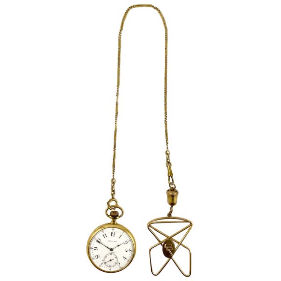 Swiss gold manual winding open faced lever watch Circa 1900 Swiss gold manual winding open faced lever watch Circa 1900