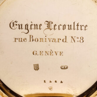 Swiss 18 carat gold watch with six complications Circa 1860