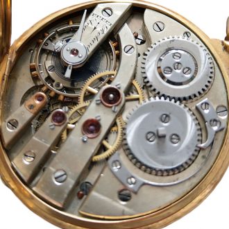 Swiss 18 carat gold open faced lever pocket watch Circa 1848 Swiss 18 carat gold open faced lever pocket watch Circa 1848