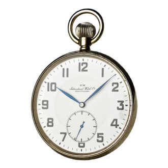 Swiss nickel open faced military deck watch Circa 1943