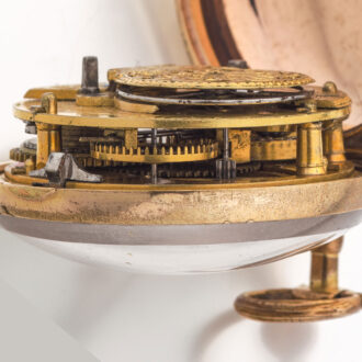 English gilt and shagreen pair cased watch Circa 1775
