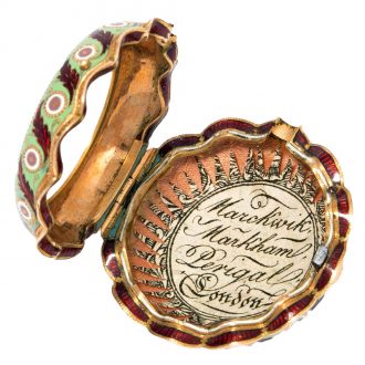 English verge watch made for the Turkish market Circa 1815