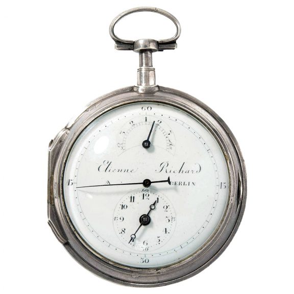 Rare German automatic watch with regulator dial Circa 1812