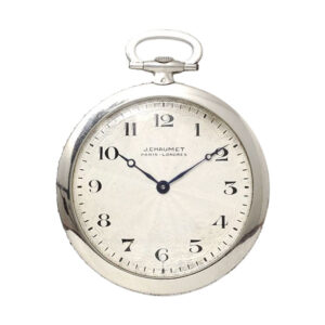 Very fine French platinum and diamonds set lever watch Circa 1925