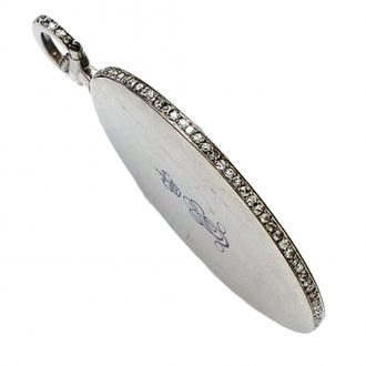 Very fine French platinum and diamonds set lever watch Circa 1925