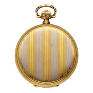German 14K gold hunting cased keyless lever watch Circa 1925