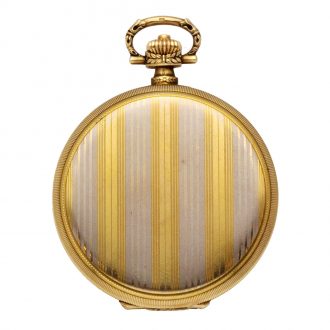 German 14K gold hunting cased keyless lever watch Circa 1925