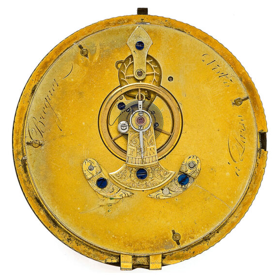 Fine French gold and enamel gentleman's watch Circa 1800 Fine French gold and enamel gentleman's watch Circa 1800