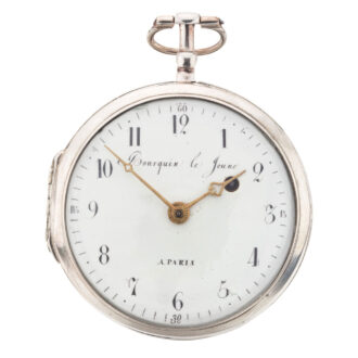 Swiss silver open faced verge pocket watch Circa 1810 Swiss silver open faced verge pocket watch Circa 1810