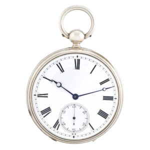 Swiss lever watch with one minute tourbillon regulator Circa 1880