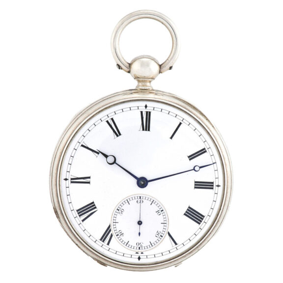Swiss lever watch with one minute tourbillon regulator Circa 1880