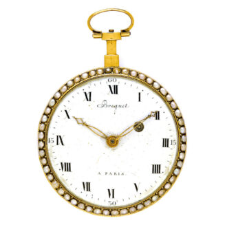 Fine French gold and enamel gentleman's watch Circa 1800