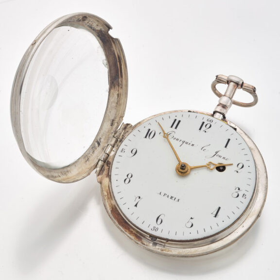 Swiss silver open faced verge pocket watch Circa 1810 Swiss silver open faced verge pocket watch Circa 1810