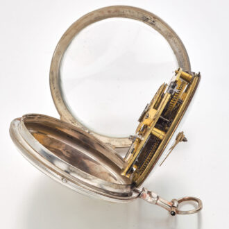 Swiss silver open faced verge pocket watch Circa 1810 Swiss silver open faced verge pocket watch Circa 1810