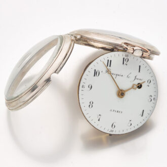 Swiss silver open faced verge pocket watch Circa 1810 Swiss silver open faced verge pocket watch Circa 1810