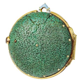 English gold miniature enamel verge pocket watch Circa 1630