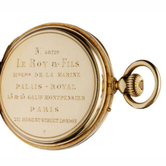 Swiss rwatch with two horological complications Circa 1870