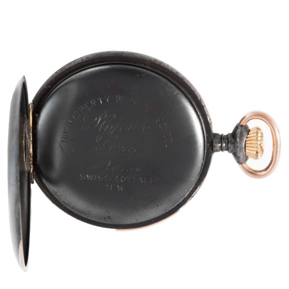 Swiss gunmetal minute repeating keyless lever watch Circa 1930 Swiss gunmetal minute repeating keyless lever watch Circa 1930