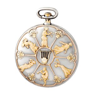 Heavy Swiss platinum and gold Zodiac dress watch Circa 1904