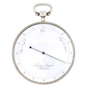 Danish silver pocket thermometer with Réaumur scale Circa 1815