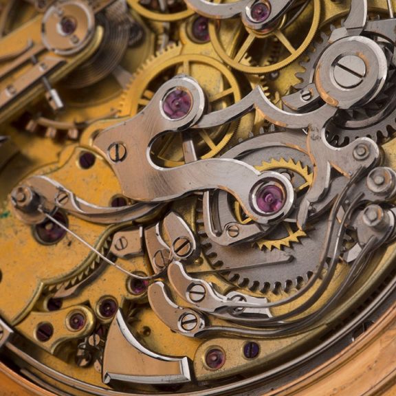 Swiss gold complicated repeating chronograph watch Circa 1902 Swiss gold complicated repeating chronograph watch Circa 1902