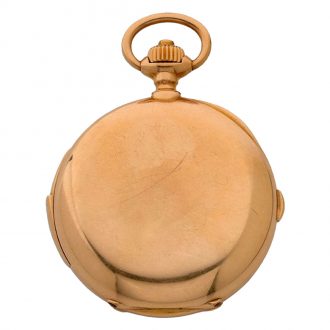 Swiss gold complicated repeating chronograph watch Circa 1902