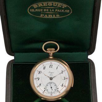 Swiss 18K gold open faced repeating lever watch Circa 1900