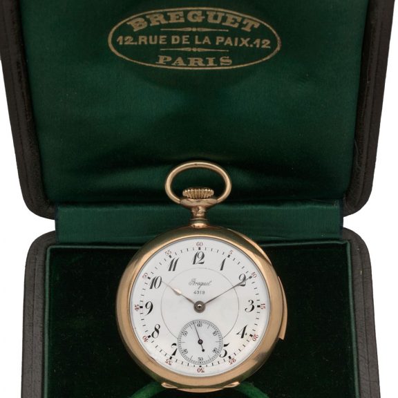 Swiss 18K gold open faced repeating lever watch Circa 1900
