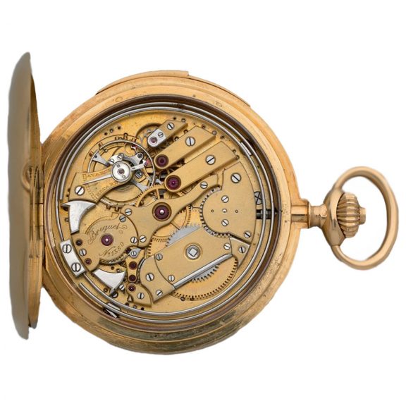 Swiss 18K gold minute repeating keyless dress watch Circa 1910 Swiss 18K gold minute repeating keyless dress watch Circa 1910