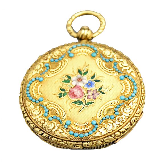 French verge watch made for the Turkish market Circa 1840 French verge watch made for the Turkish market Circa 1840