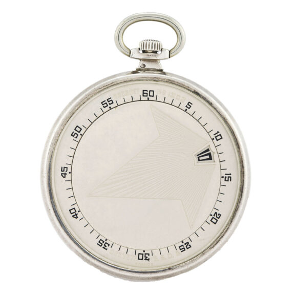 Swiss dress watch with wandering digital jumping hours Circa 1925 Swiss dress watch with wandering digital jumping hours Circa 1925