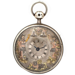 French verge watch with Jacquemart figure automaton Circa 1810