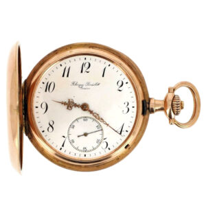 Swiss 14 carat gold hunting cased pocket watch Circa 1900
