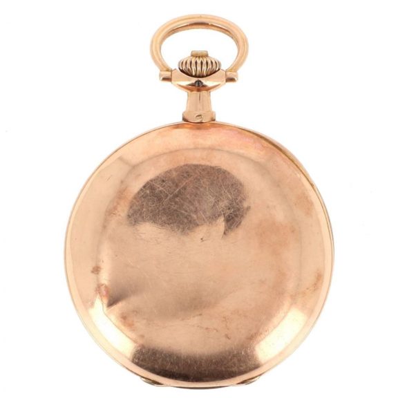 Swiss 14 carat gold hunting cased pocket watch Circa 1900 Swiss 14 carat gold hunting cased pocket watch Circa 1900